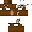 Minecraft skin texture, 64x64 pixels