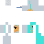 Minecraft skin texture, 64x64 pixels