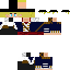 Minecraft skin texture, 64x64 pixels