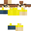 Minecraft skin texture, 64x64 pixels