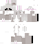 White Minecraft skin texture, 64x64 pixels