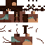 Minecraft skin texture, 64x64 pixels