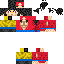 Minecraft skin texture, 64x64 pixels