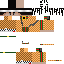 Minecraft skin texture, 64x64 pixels