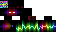 Minecraft skin texture, 64x32 legacy pixels