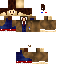 Minecraft skin texture, 64x64 pixels