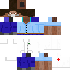 Minecraft skin texture, 64x64 pixels