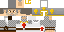 Minecraft skin texture, 64x32 legacy pixels
