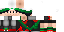 Minecraft skin texture, 64x32 legacy pixels