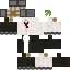 Minecraft skin texture, 64x64 pixels