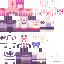 Minecraft skin texture, 64x64 pixels