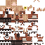 Minecraft skin texture, 64x64 pixels