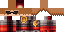 Minecraft skin texture, 64x32 legacy pixels