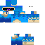 Minecraft skin texture, 64x64 pixels