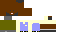 Minecraft skin texture, 64x32 legacy pixels