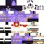 Minecraft skin texture, 64x64 pixels