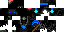 Minecraft skin texture, 64x32 legacy pixels