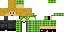 Minecraft skin texture, 64x32 legacy pixels