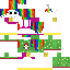 Minecraft skin texture, 64x64 pixels