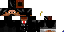 Minecraft skin texture, 64x32 legacy pixels