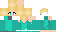 Minecraft skin texture, 64x32 legacy pixels