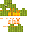 Minecraft skin texture, 64x64 pixels