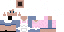 Minecraft skin texture, 64x32 legacy pixels