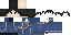 Minecraft skin texture, 64x32 legacy pixels