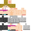 Minecraft skin texture, 64x64 pixels