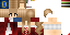 Minecraft skin texture, 64x32 legacy pixels
