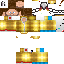 Minecraft skin texture, 64x64 pixels