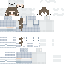 Minecraft skin texture, 64x64 pixels