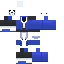 Minecraft skin texture, 64x64 pixels
