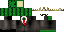 Minecraft skin texture, 64x32 legacy pixels