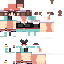 Minecraft skin texture, 64x64 pixels
