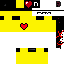 Minecraft skin texture, 64x64 pixels
