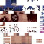Minecraft skin texture, 64x64 pixels
