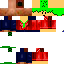 Minecraft skin texture, 64x64 pixels