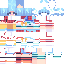 Minecraft skin texture, 64x64 pixels