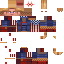 Minecraft skin texture, 64x64 pixels