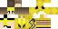 Minecraft skin texture, 64x32 legacy pixels