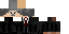 Minecraft skin texture, 64x32 legacy pixels