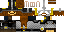 Minecraft skin texture, 64x32 legacy pixels