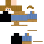 Minecraft skin texture, 64x64 pixels