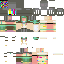 Minecraft skin texture, 64x64 pixels