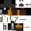 Minecraft skin texture, 64x64 pixels