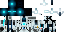 Minecraft skin texture, 64x32 legacy pixels