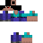Minecraft skin texture, 64x64 pixels