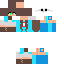 Minecraft skin texture, 64x64 pixels