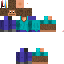 Minecraft skin texture, 64x64 pixels